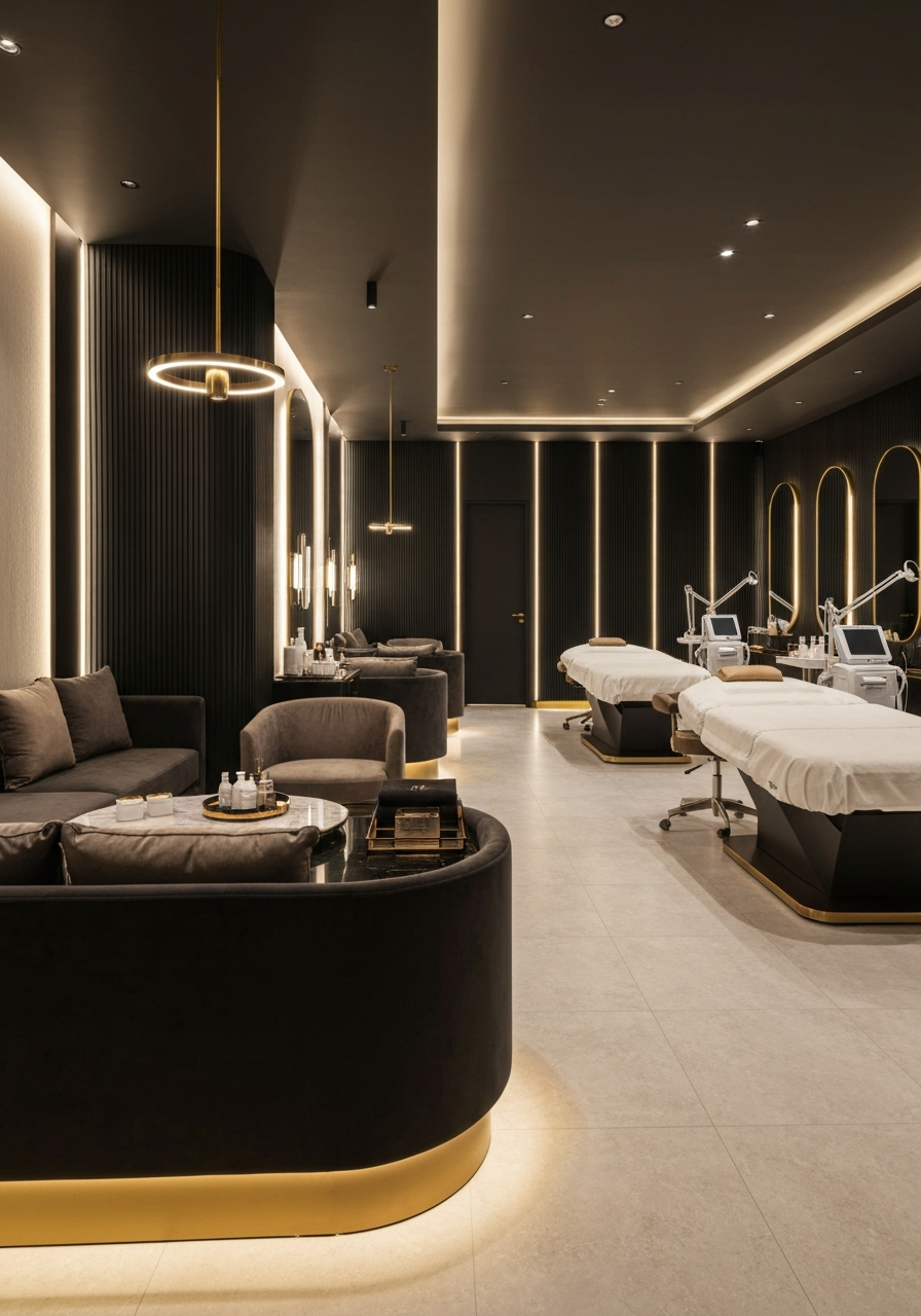 Luxury aesthetic clinic interior