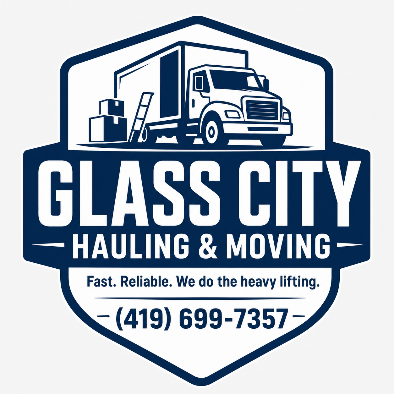 Glass City Hauling & Moving Logo