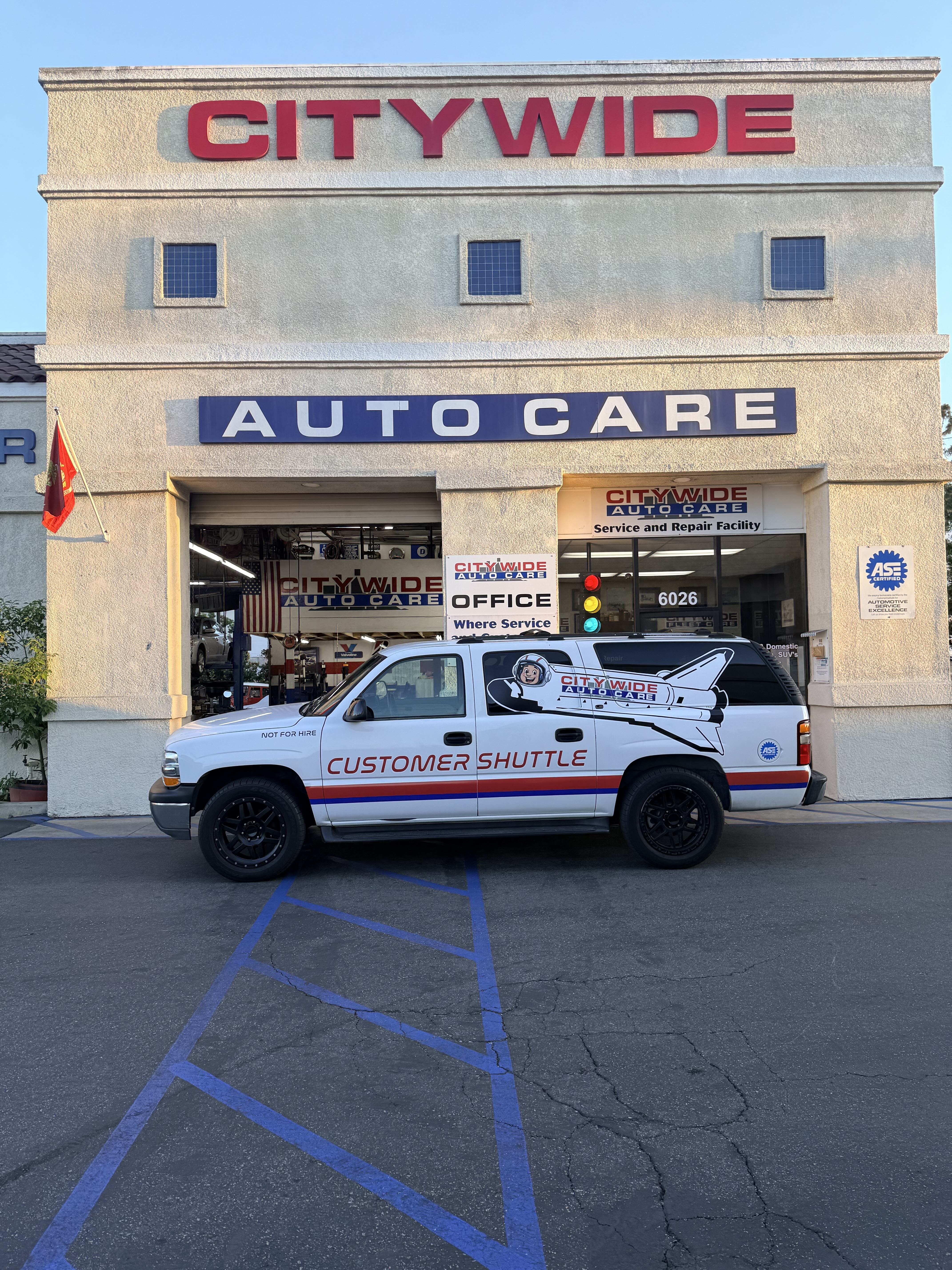 Citywide Auto Care Customer Shuttle