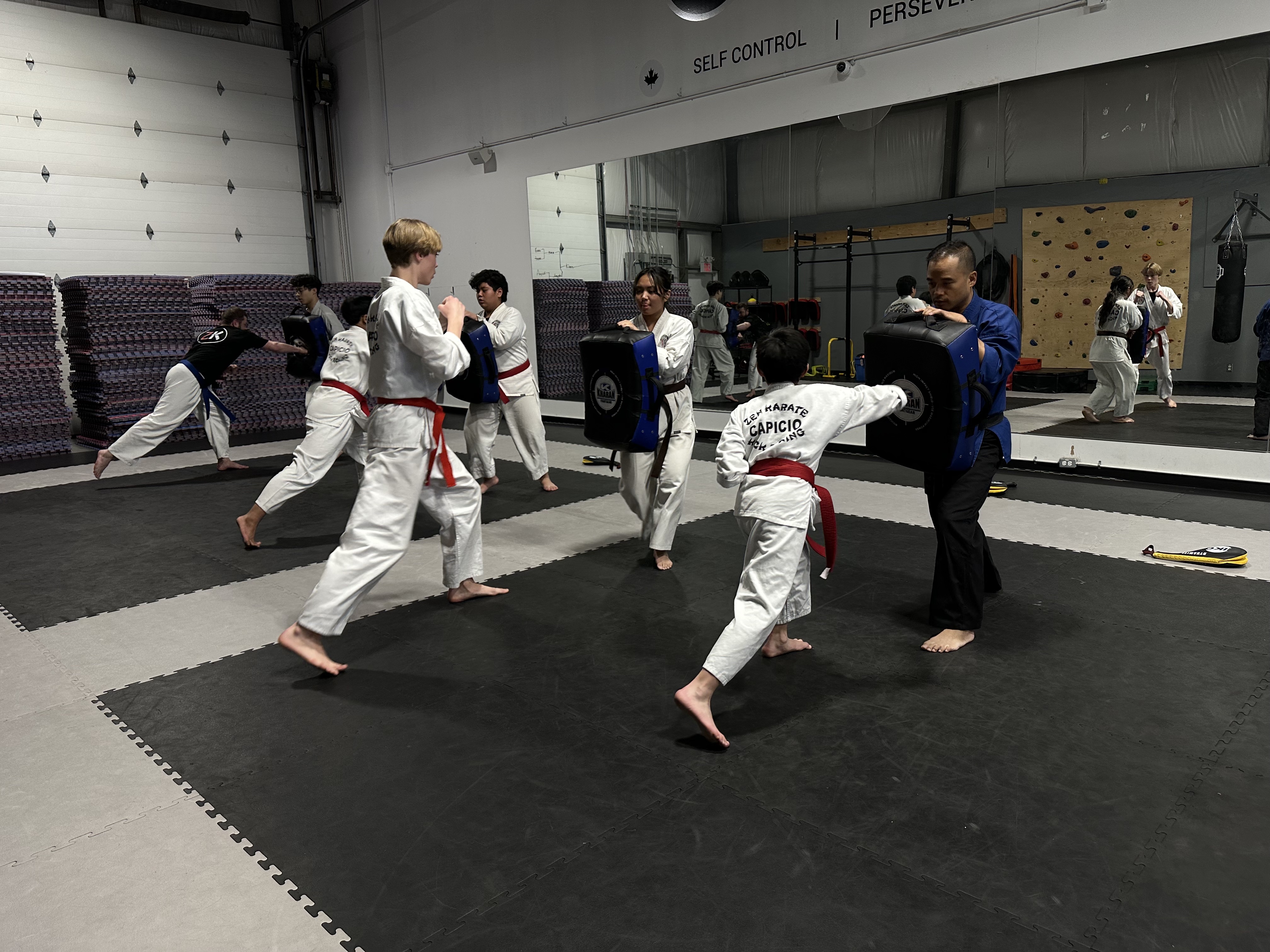 Capicio Karate Dojo Training Session