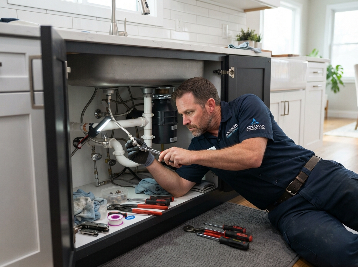 24 hour emergency plumber repairing leaking pipe and leak detection in Goodyear, AZ