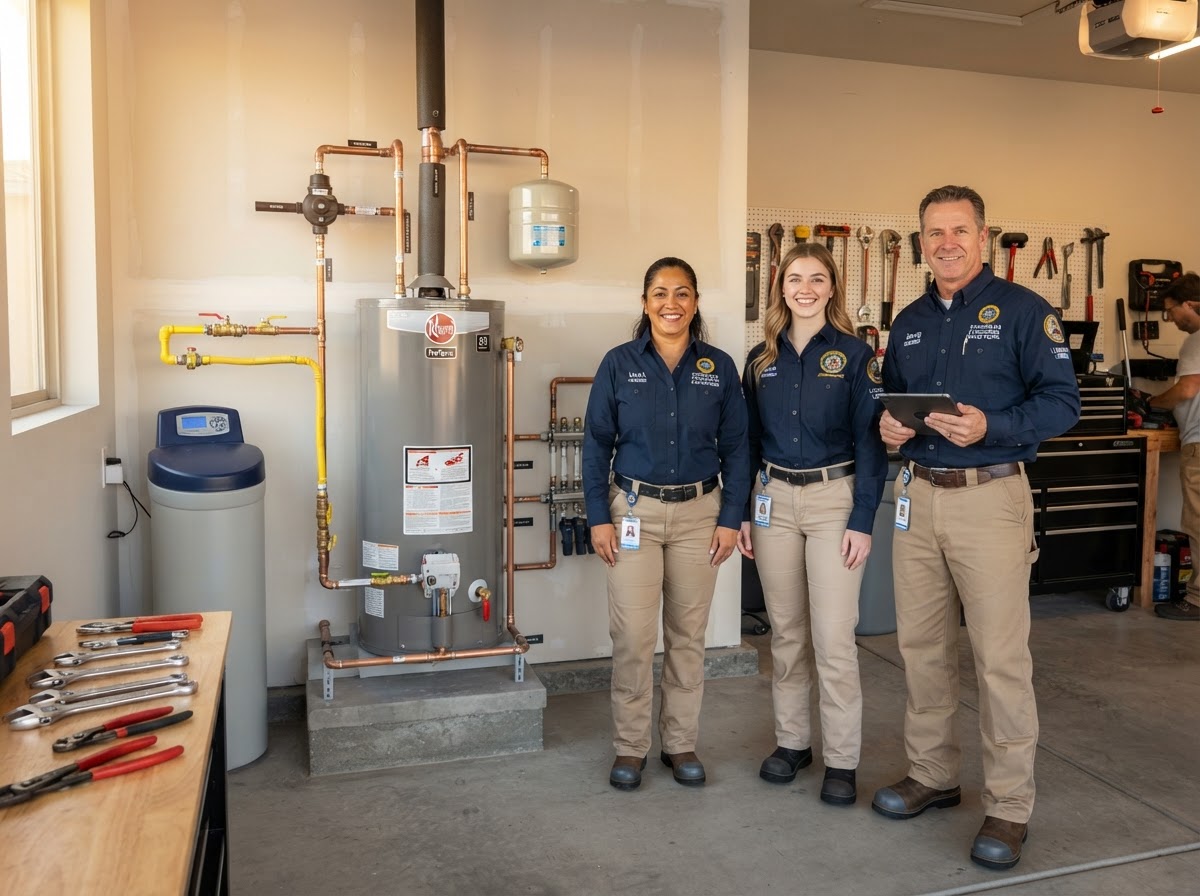 Skinner Plumbing Master Technicians Skinner Plumbing master plumbing service team in Goodyear, AZ