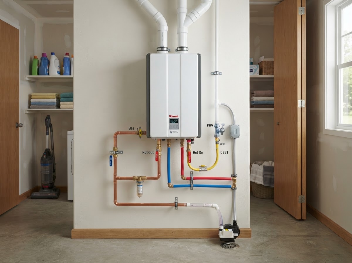 Tankless Water Heater Installation & Service by Skinner Plumbing & Restoration in Avondale and the West Valley, AZ