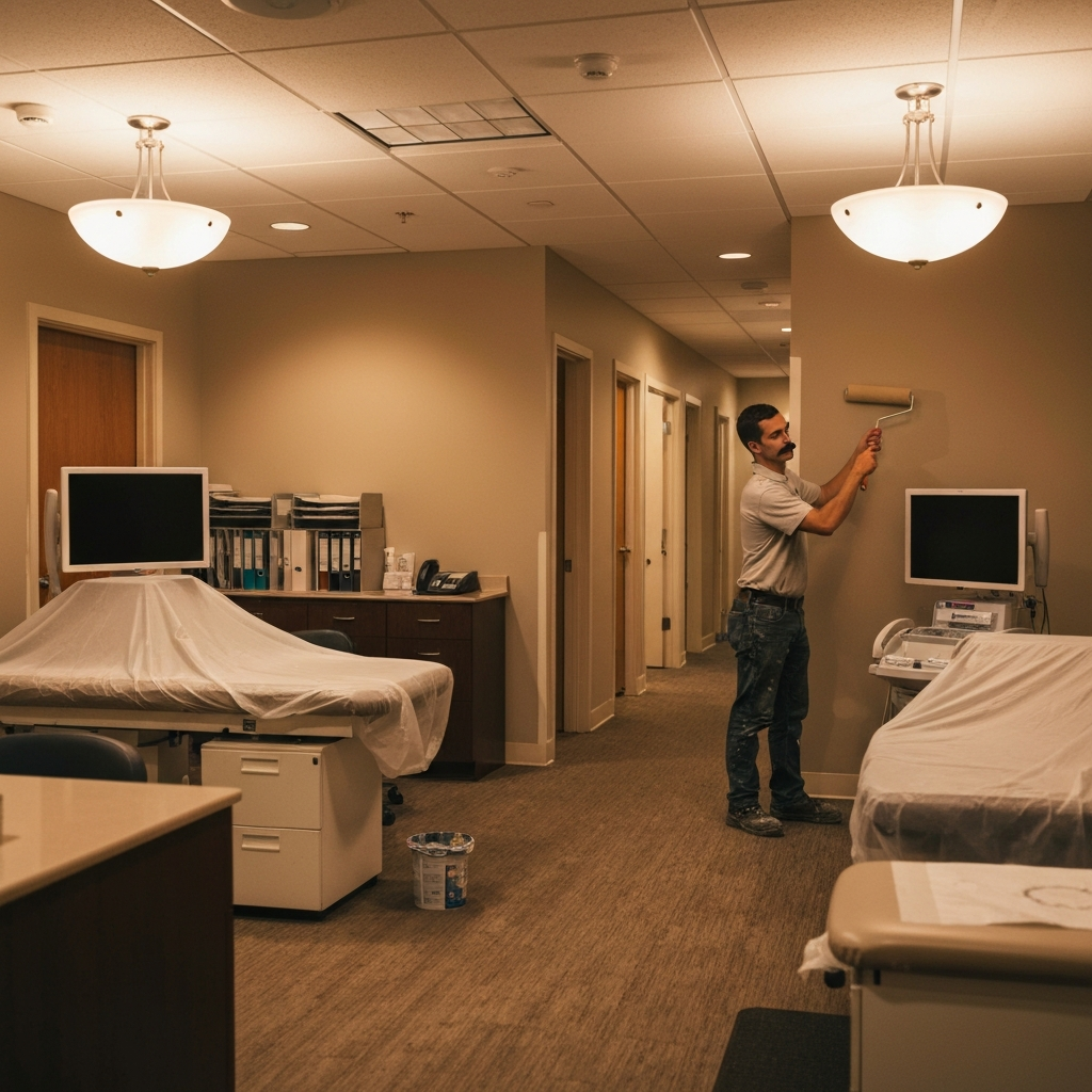 Commercial medical office painting