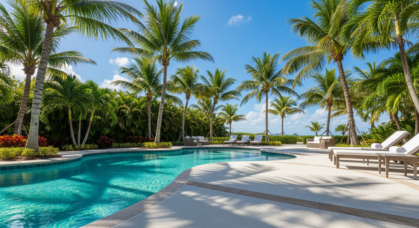 Pool deck coatings in Naples, FL