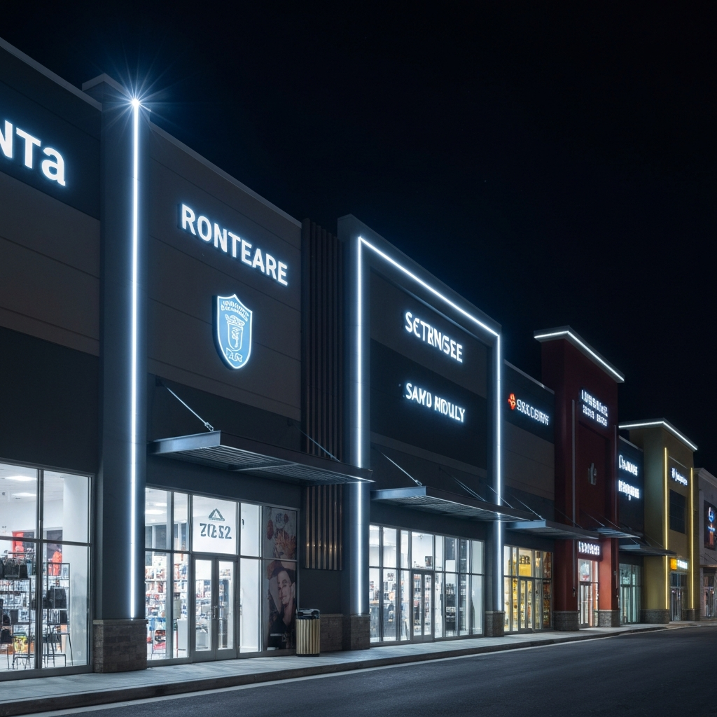 Commercial Plaza Relamping