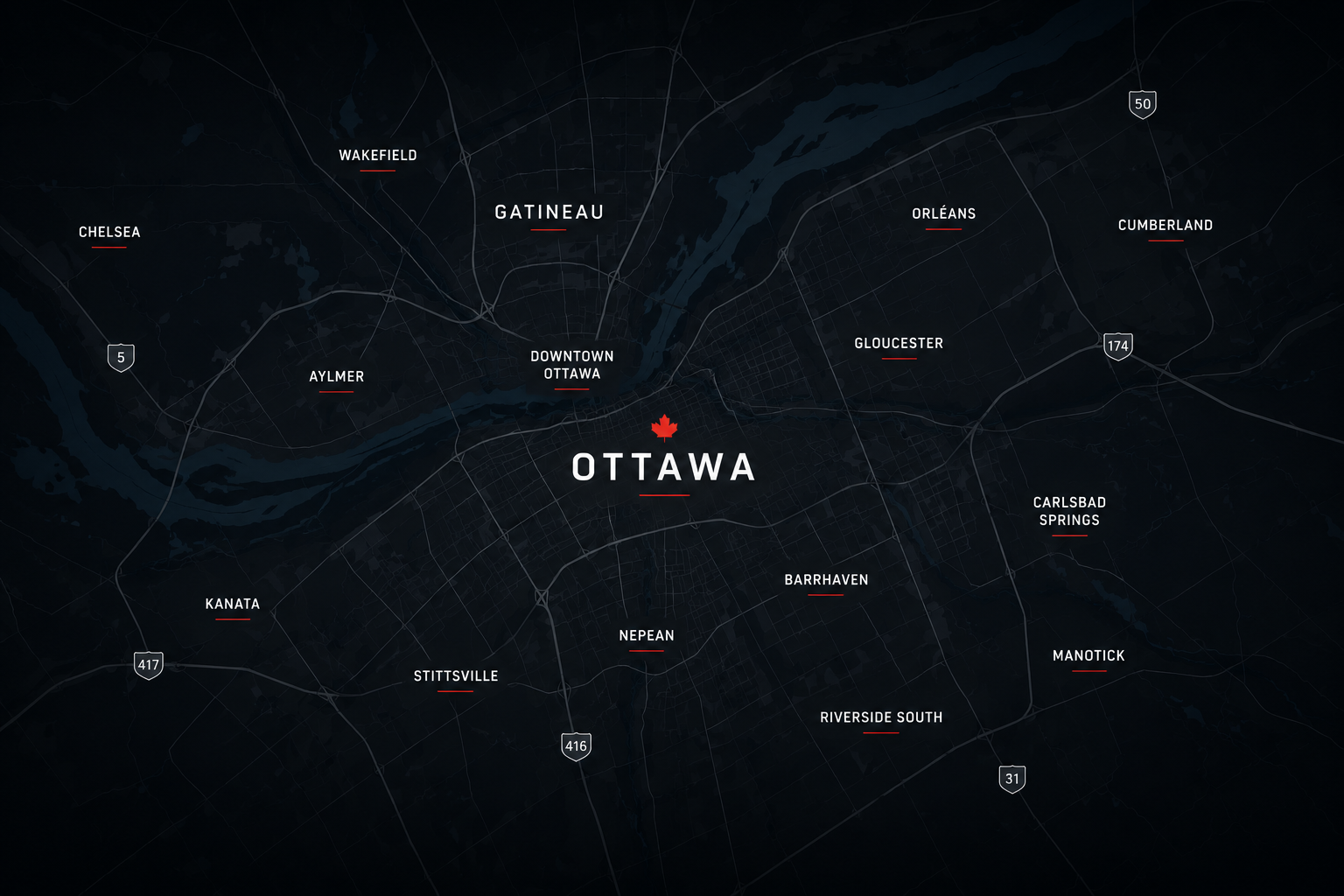 Service Area Map