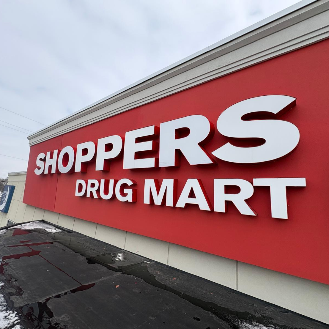 Shoppers Drug Mart large format channel letters