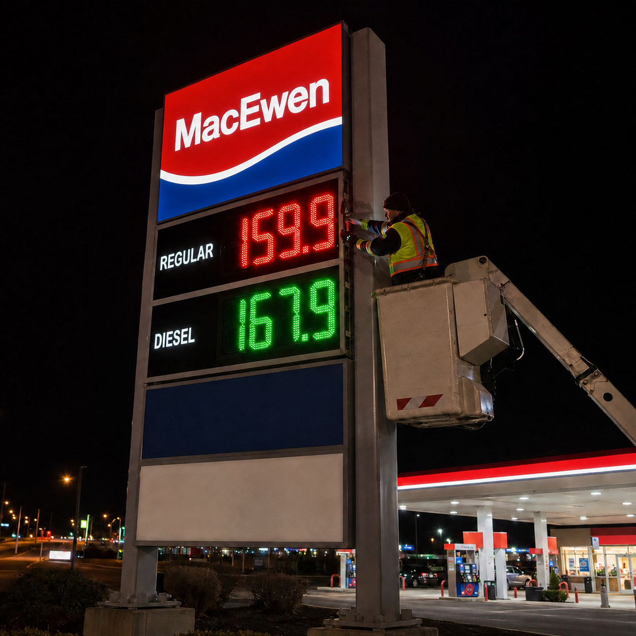 Reliable Digital Fuel Price Displays