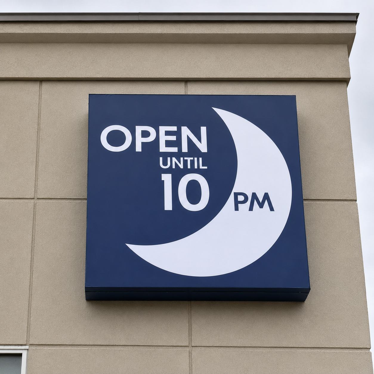 Shoppers Drug Mart illuminated sign cabinet