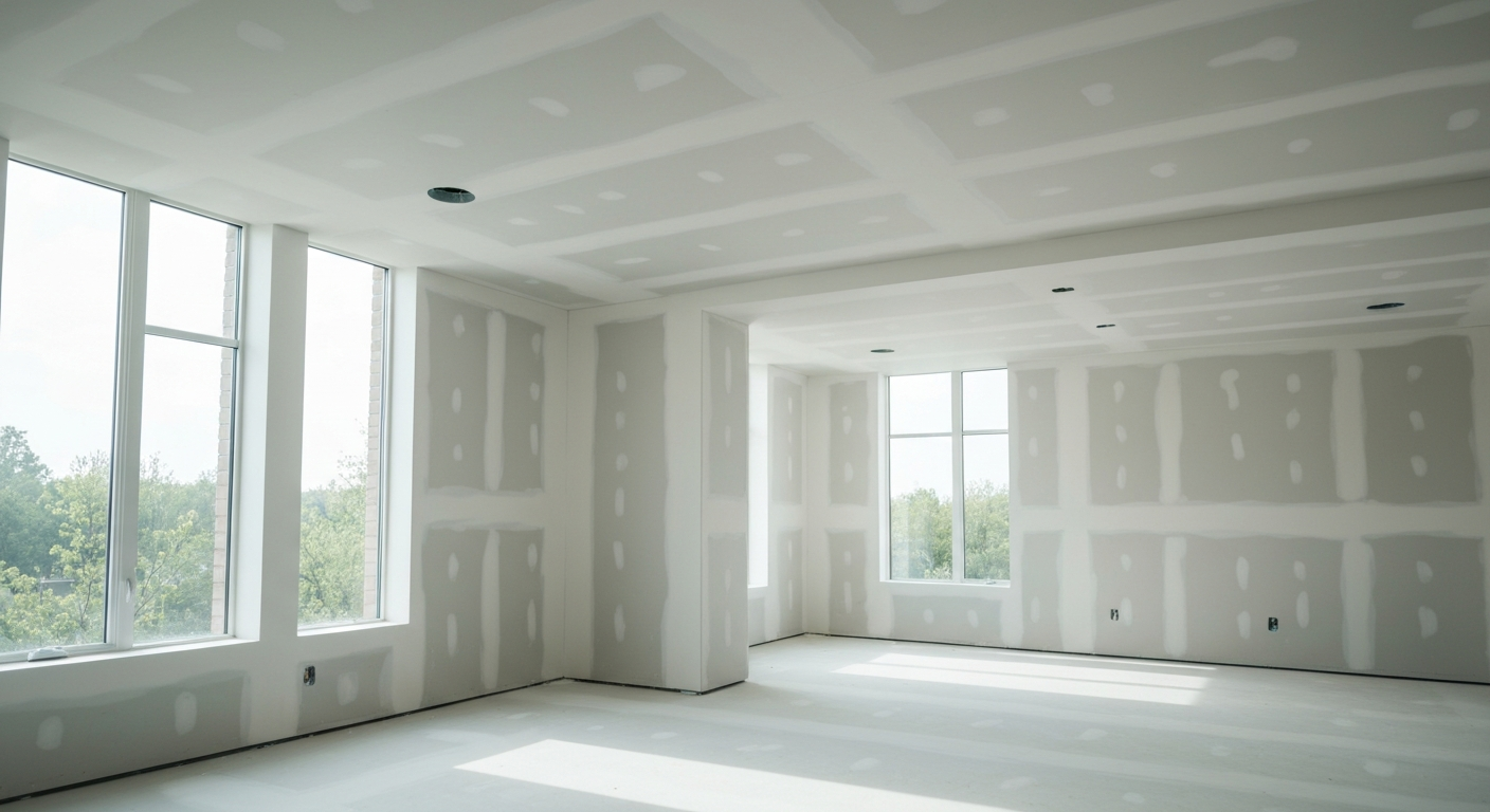 Professional drywall installation