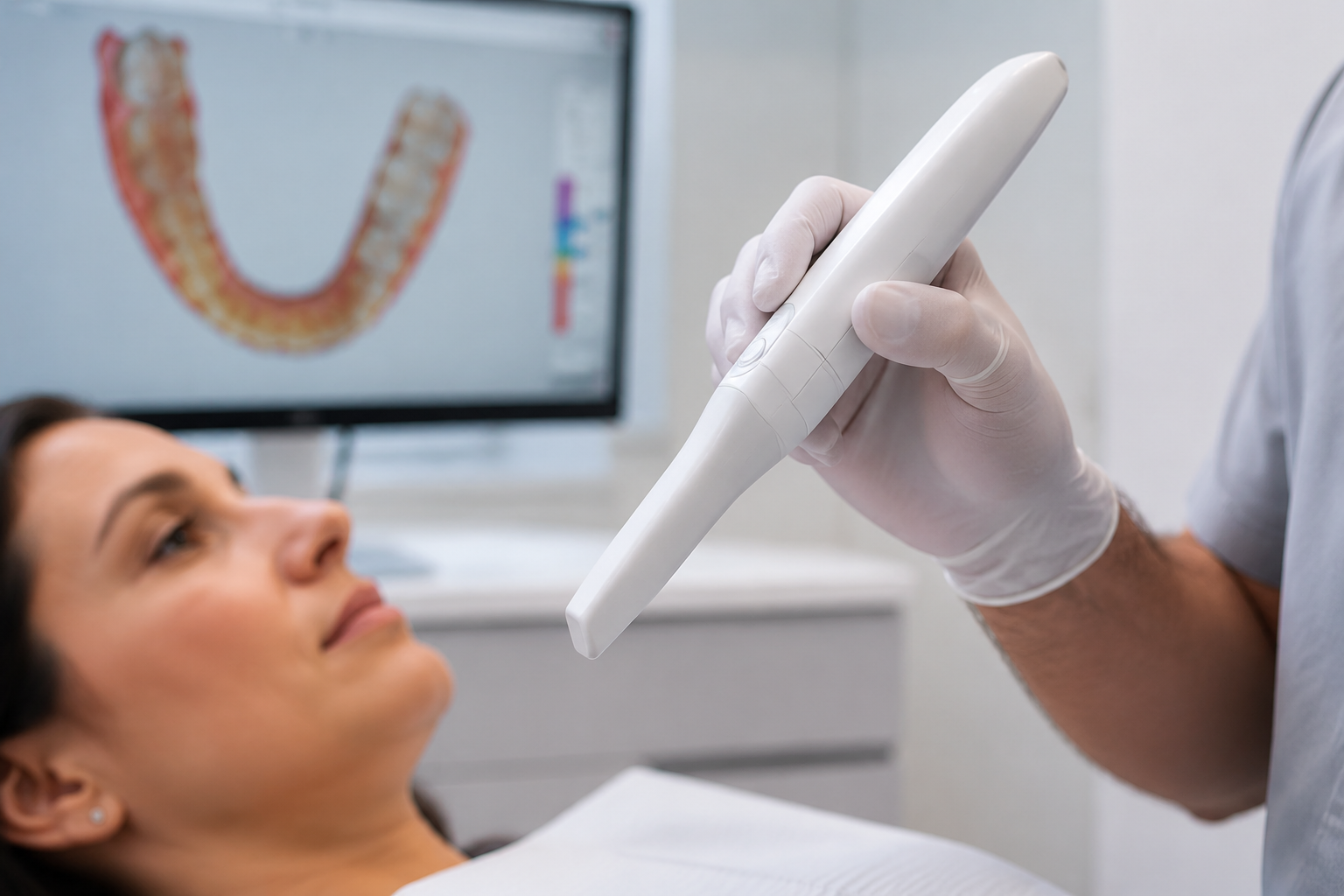 Scanner intraorale 3D per impronte digitali