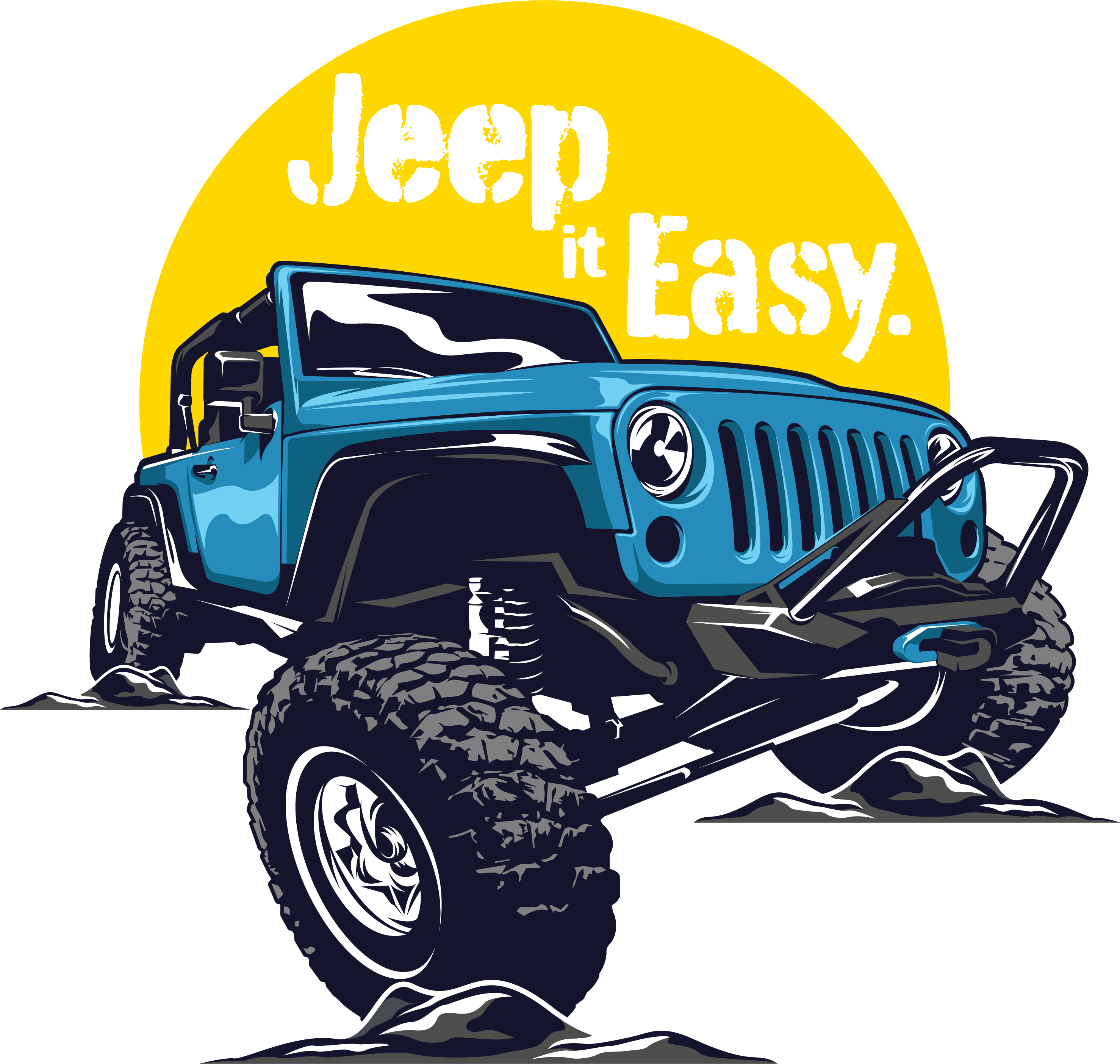 Jeep It Easy Graphic