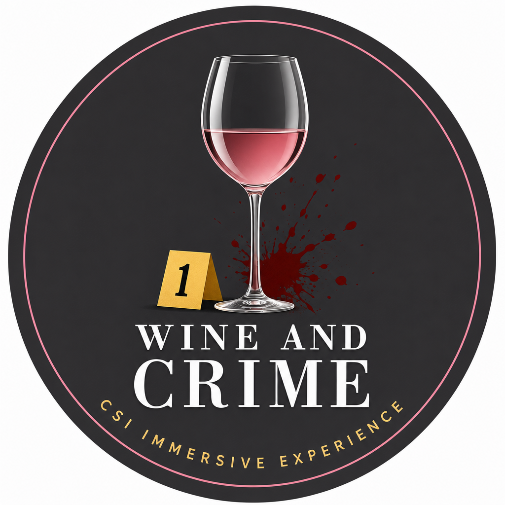 Wine and Crime CSI Immersive Experience logo