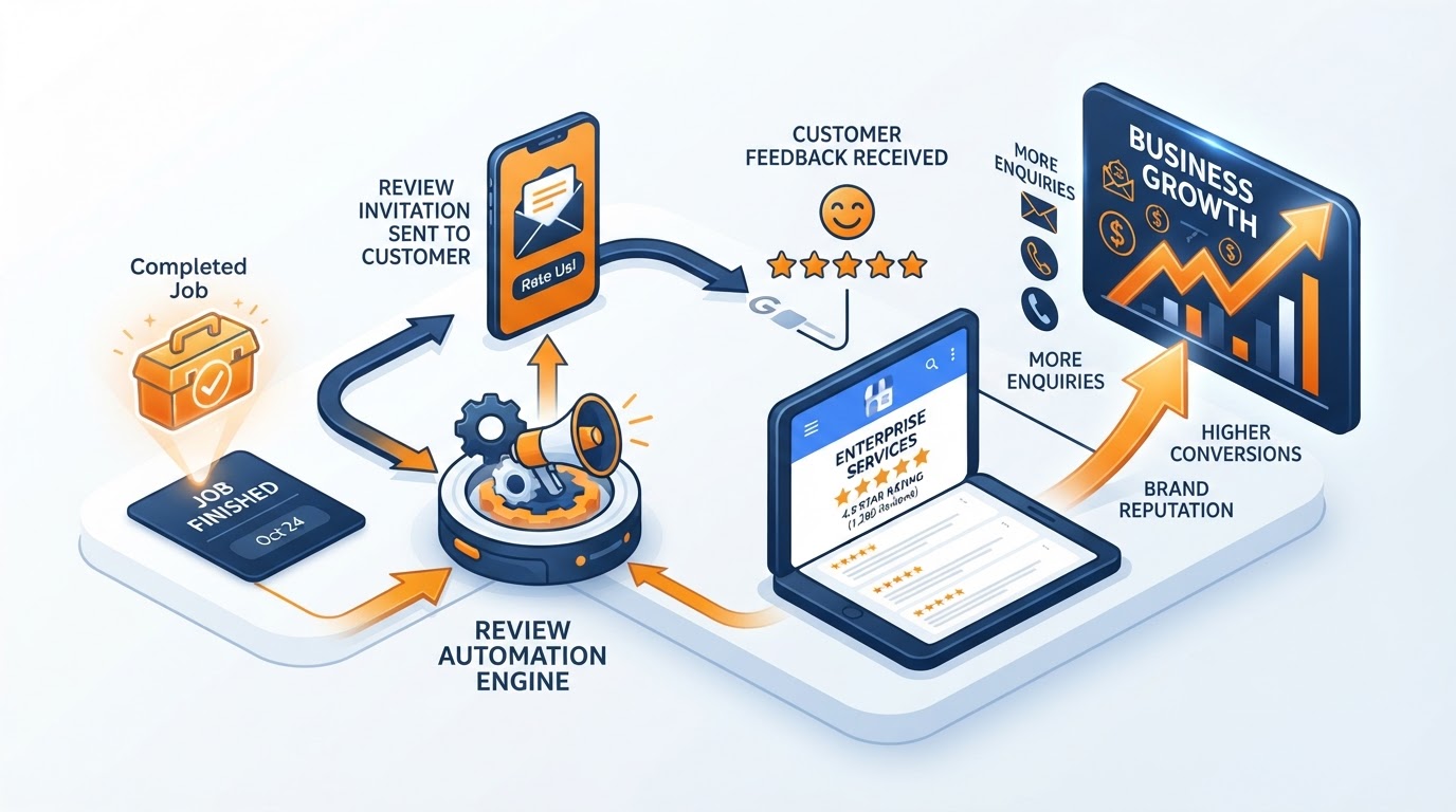 Review Automation: How More Reviews Led to 31% More Enquiries