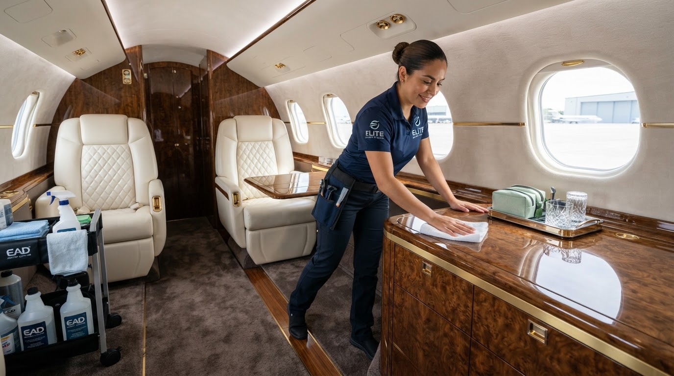 Private Jet Interior Detailing in South Florida: What's Included & Why It Matters