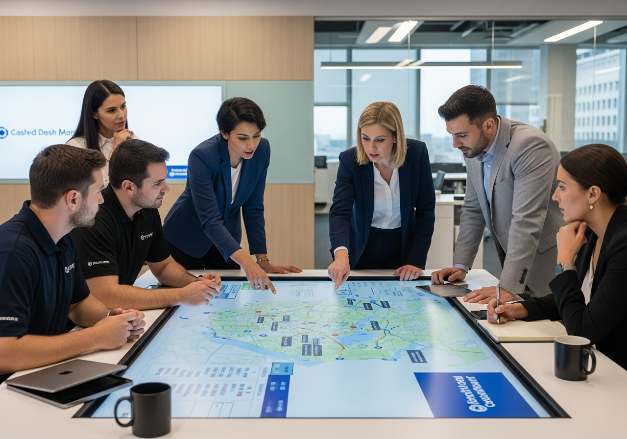 Team working together