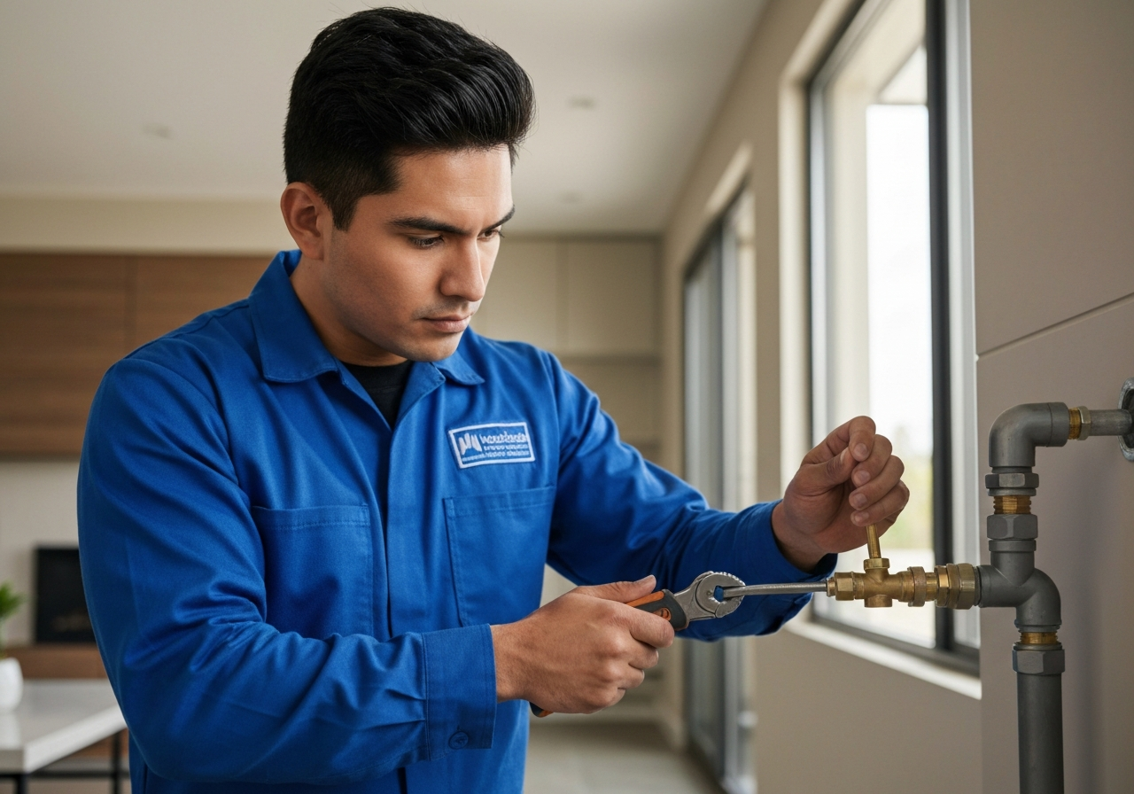 Handwerker bei der Arbeit - Telefon-Automatisierung für Maler, Installateure und weitere lokale Dienstleister