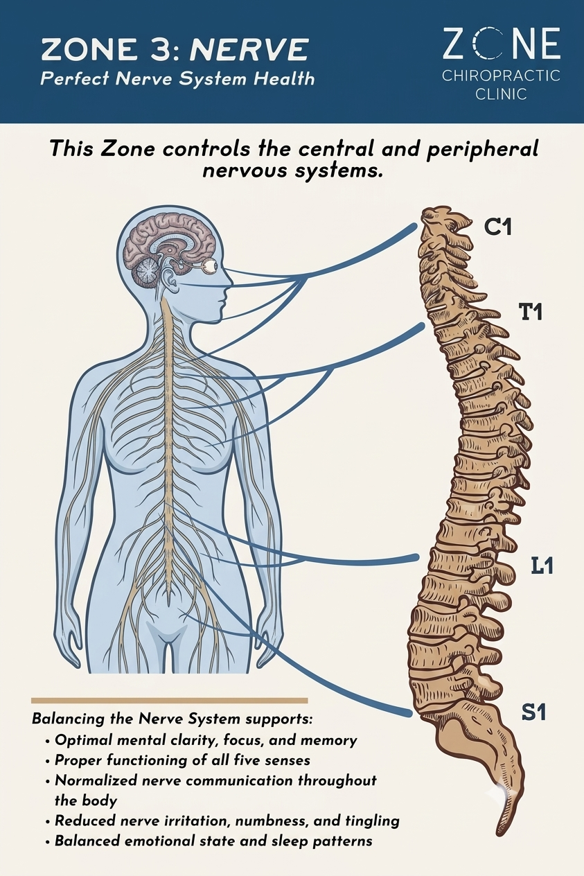 Zone 3: Nerve System illustration