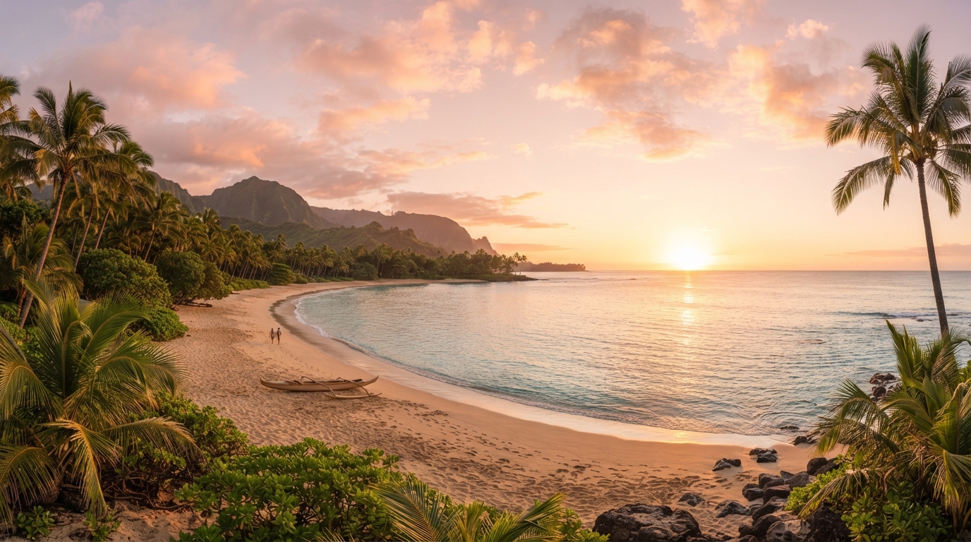 Hawaii Sunset Coastline