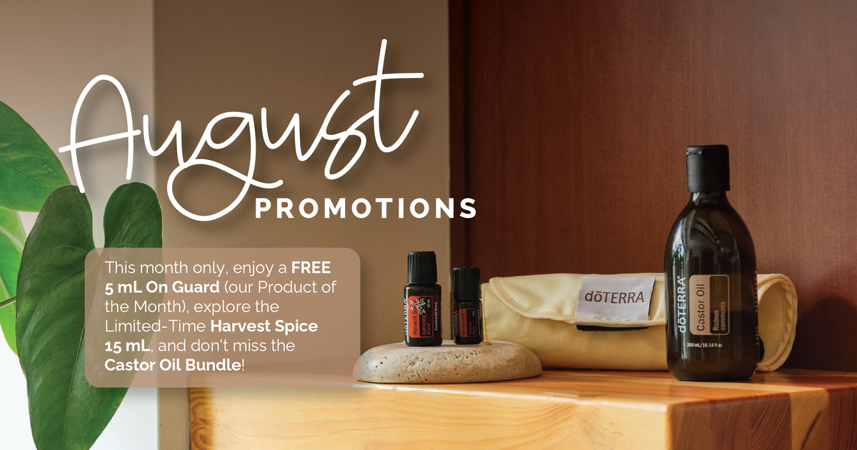 doTERRA August Wellness Product Display