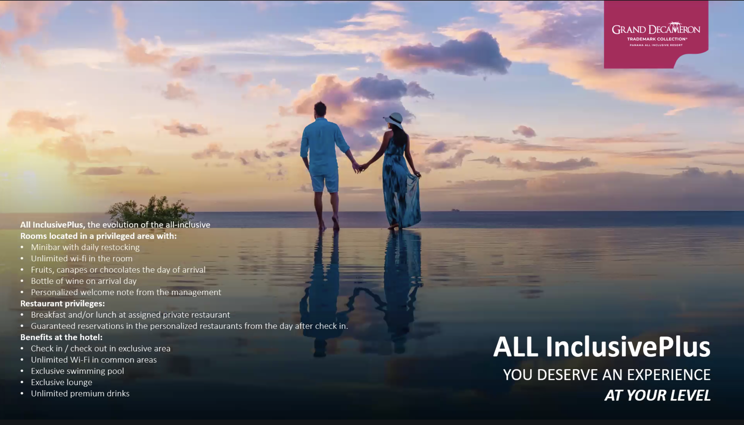 Grand Decameron All InclusivePlus Resort - couple walking on beach at sunset