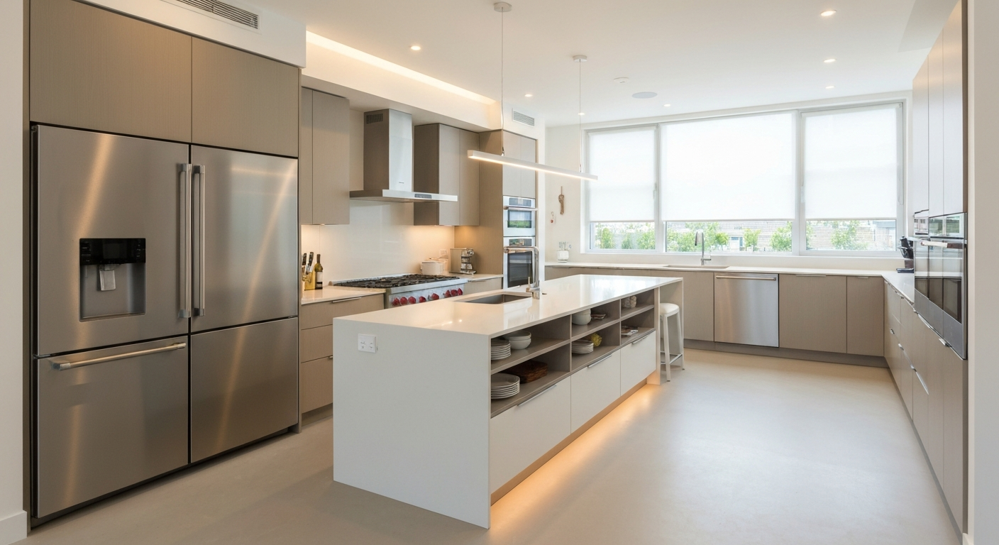 Modern open-concept interior design in Maryland
