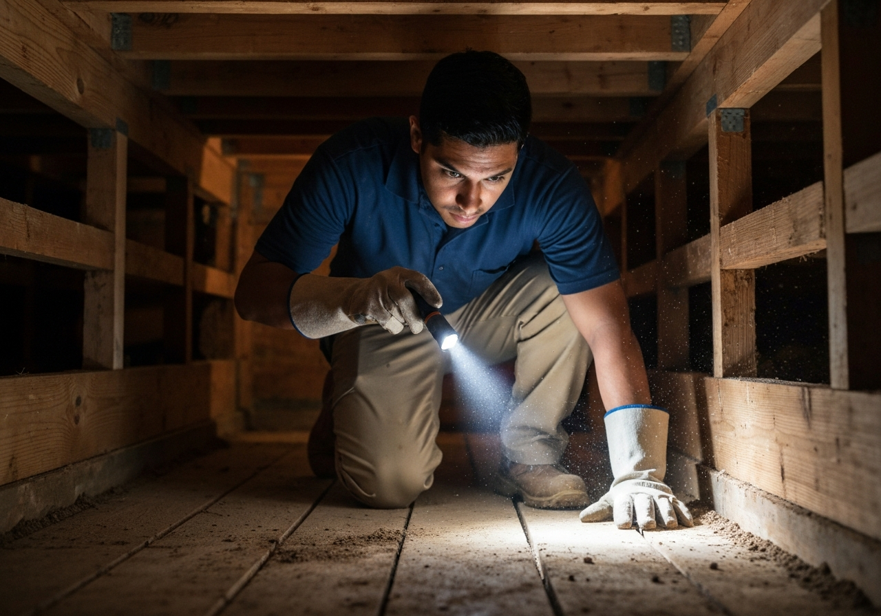 Crawl space inspection