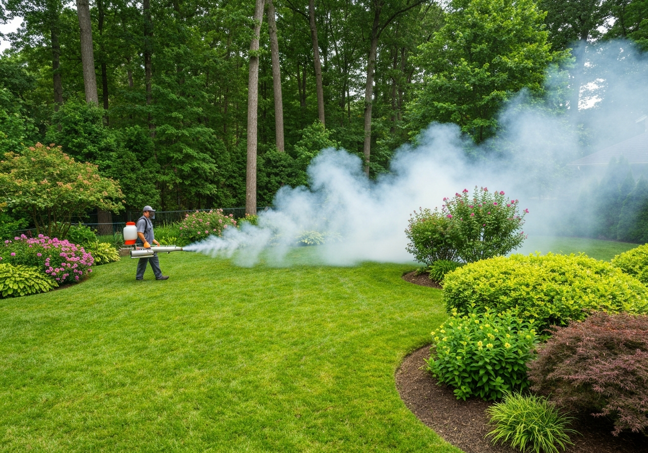Mosquito fogging treatment