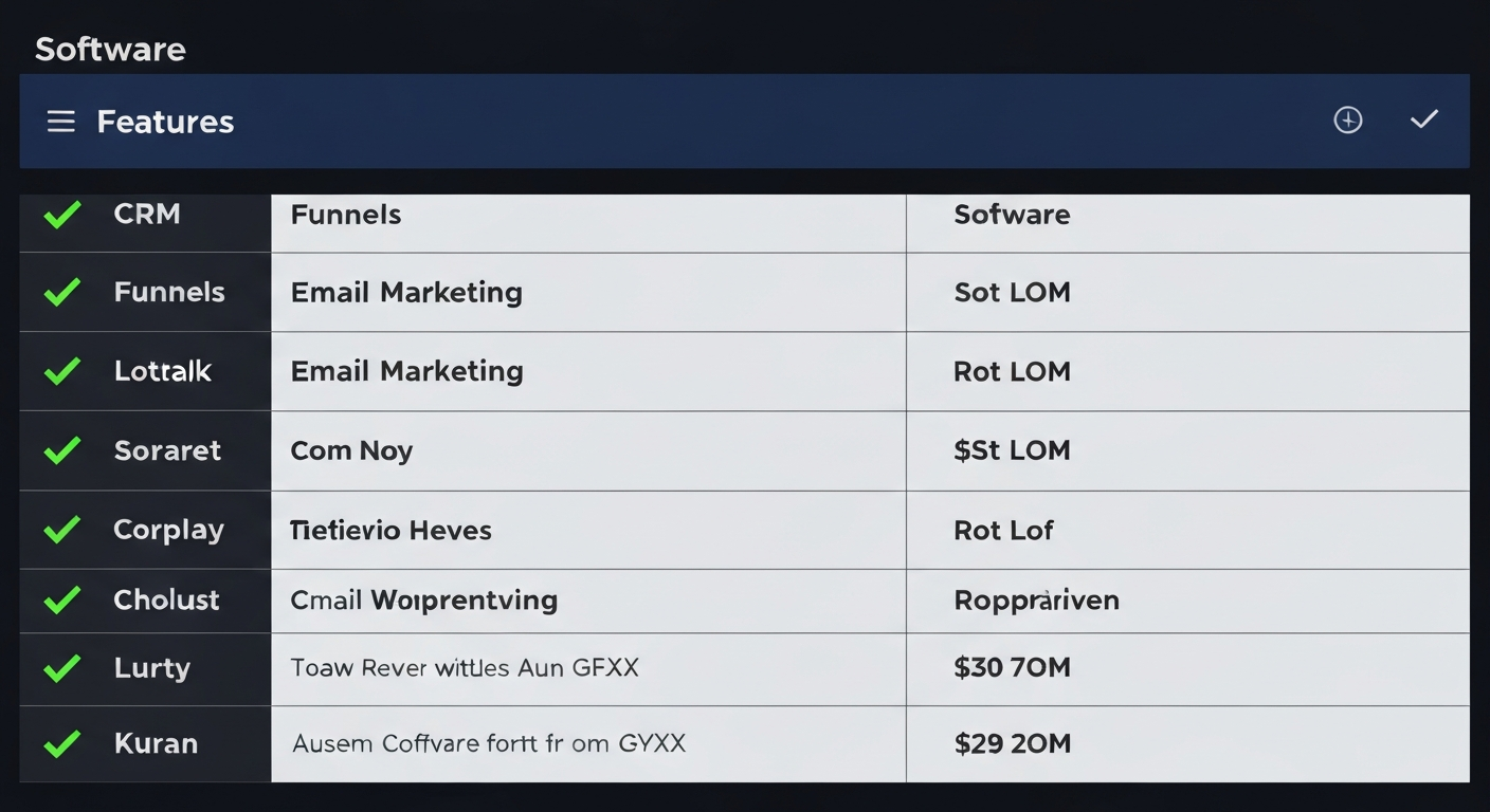 Software Comparison