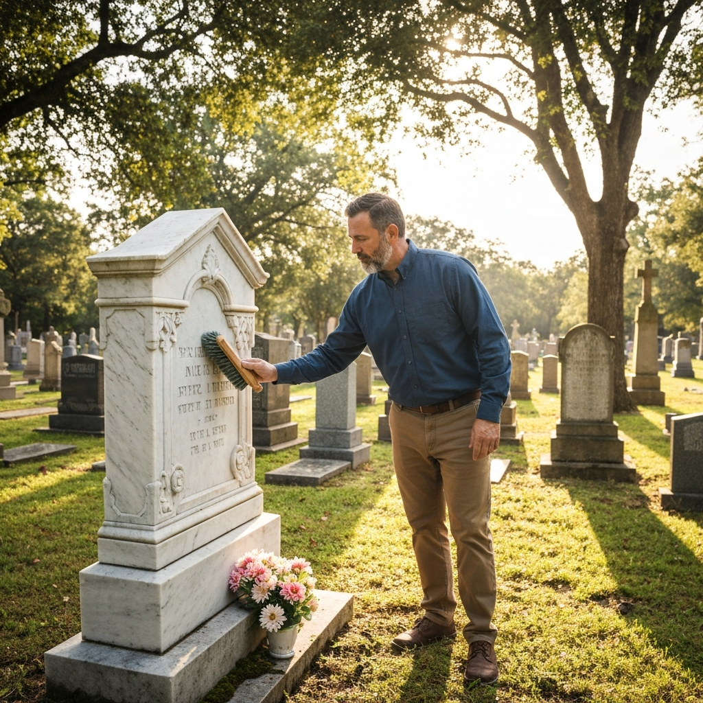 The Complete Guide to Properly Cleaning a Headstone