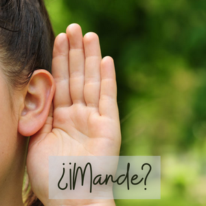 ¿Mande? — one of the most common Mexican Spanish phrases for beginners, used to ask someone to repeat what they said in everyday life in Mexico