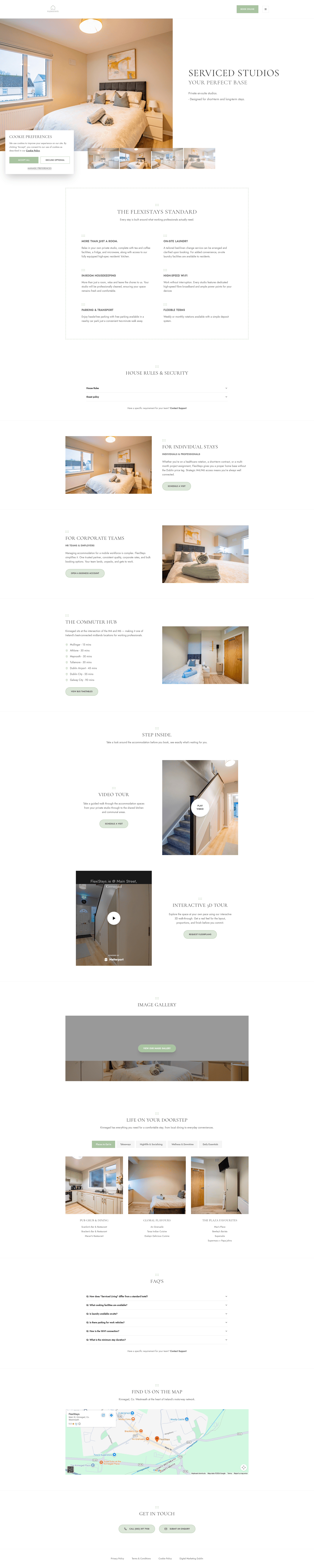 Flexistays Website Design