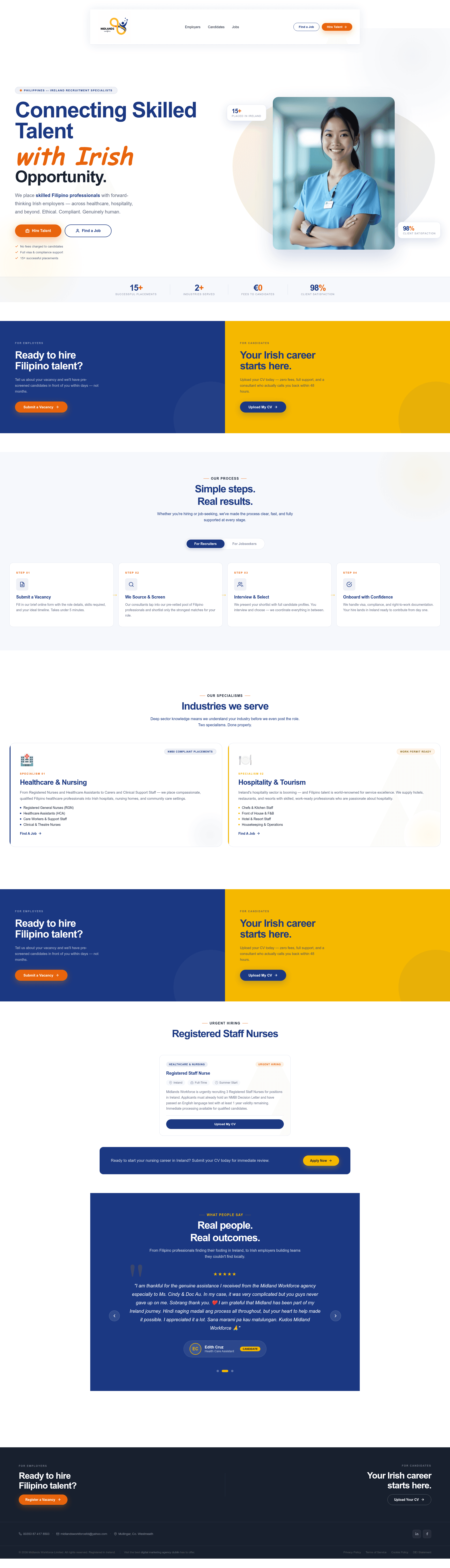 Midlands Workforce Website Design