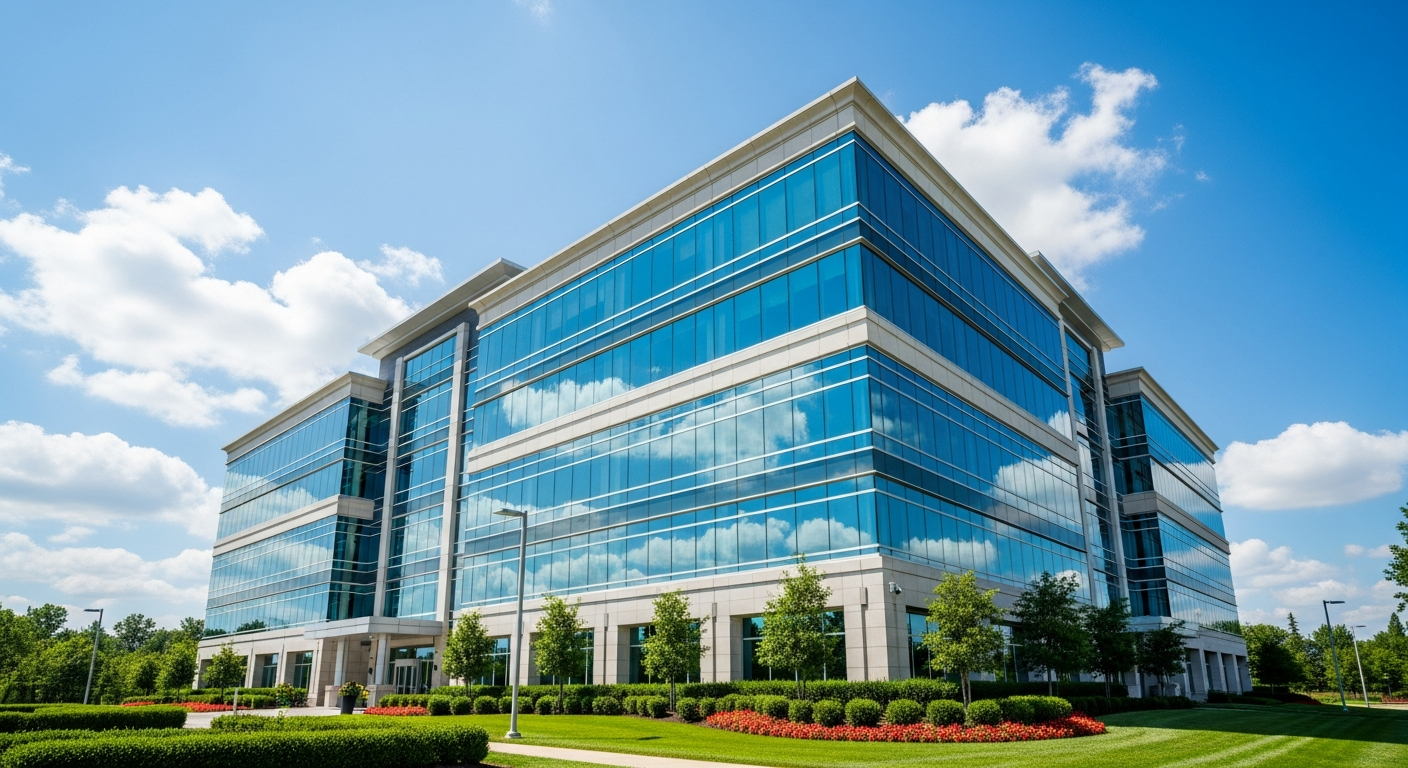 Modern office building