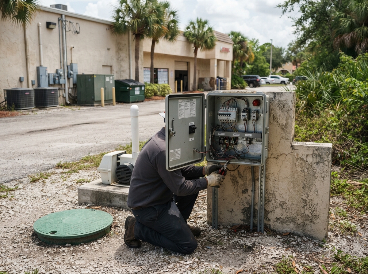 ATU maintenance service at a commercial property in Fort Myers