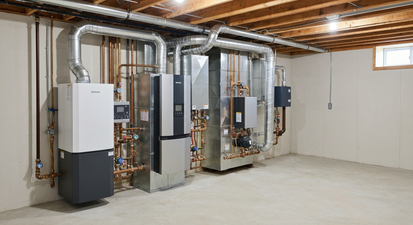 High efficiency home heating system