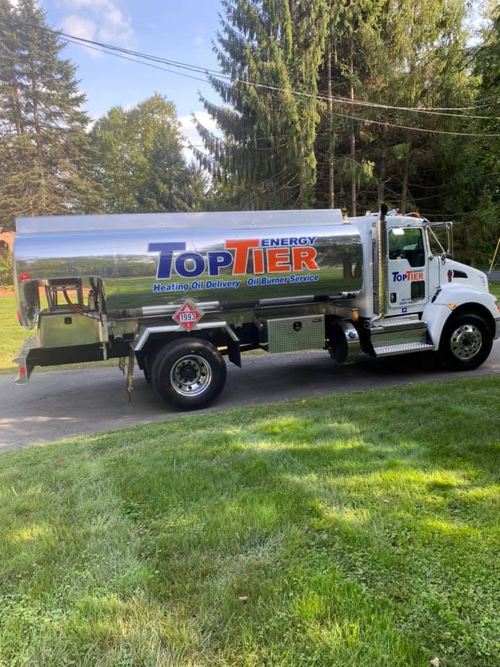 Top Tier Energy heating oil delivery truck