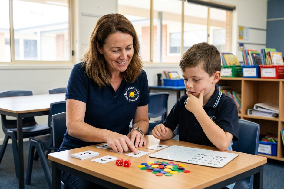 Child receiving support in Kempsey
