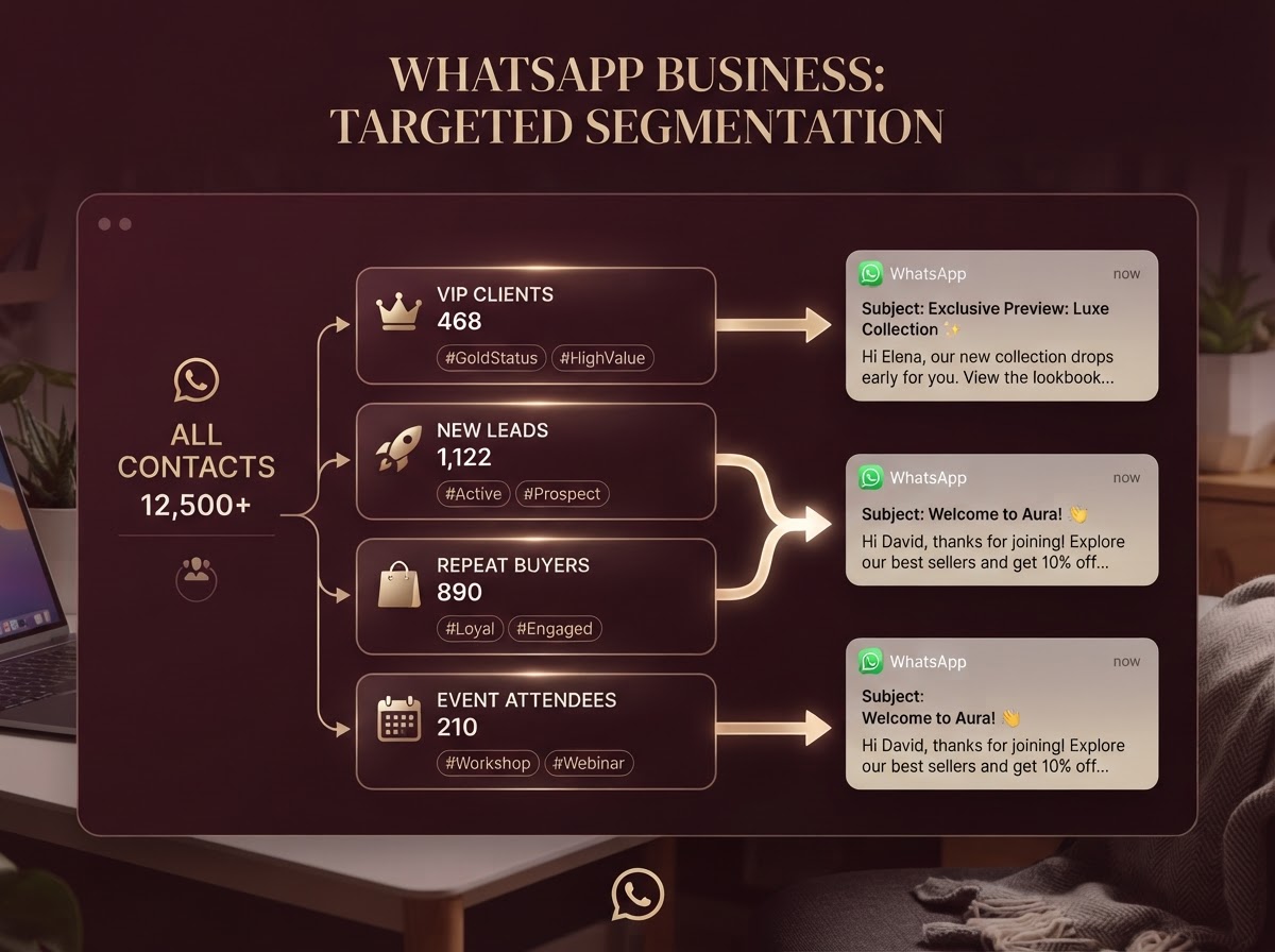 WhatsApp messages are read almost every time, which is why it converts when used well.
