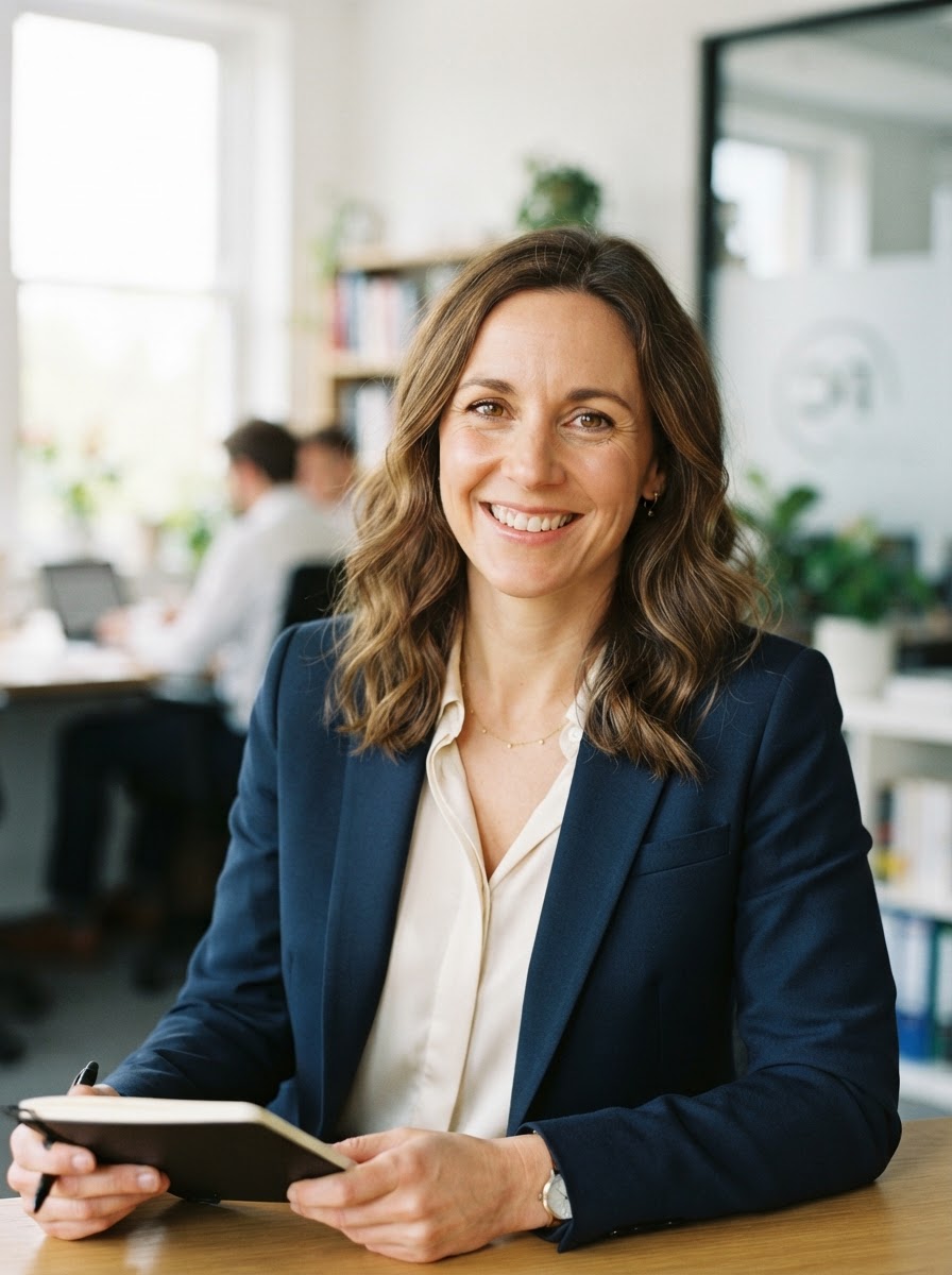 Manager benefiting from Zyri analytics