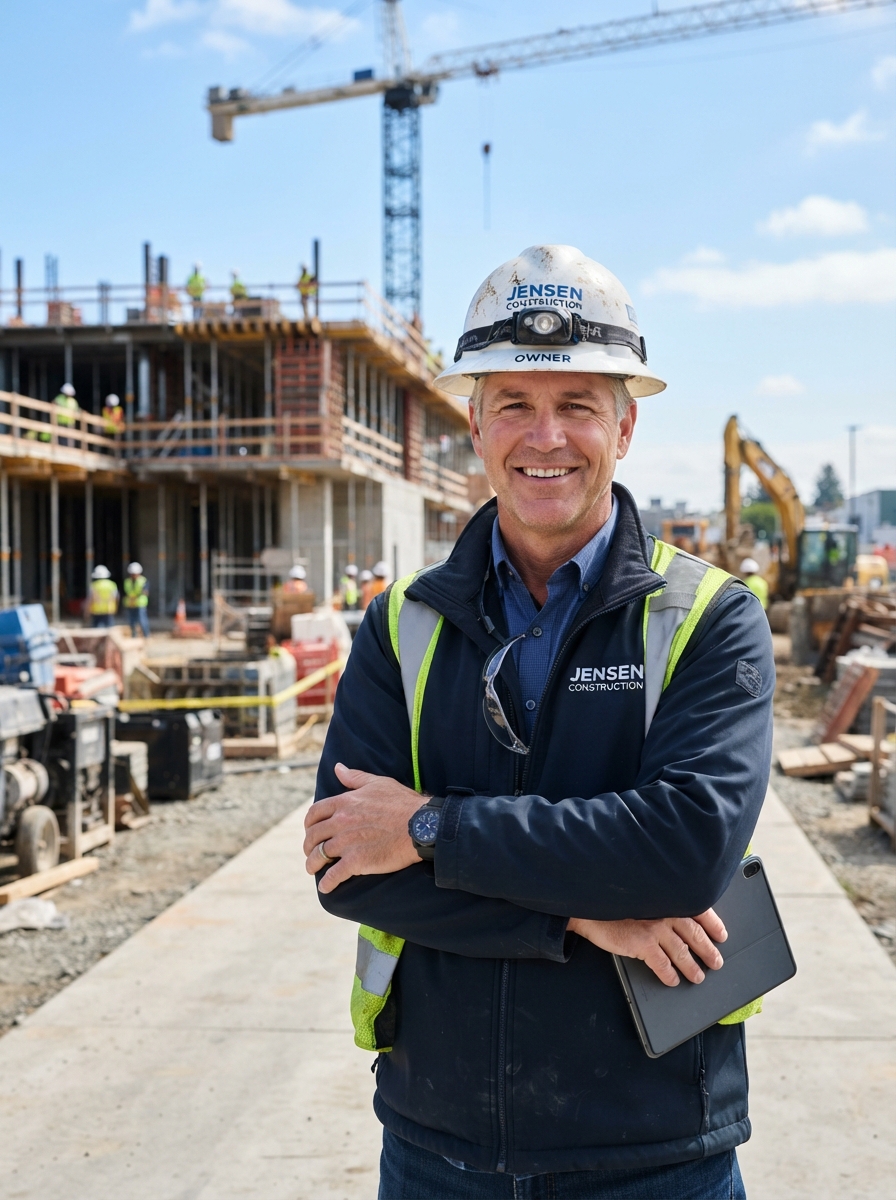 Owner or Director using Zyri construction CRM