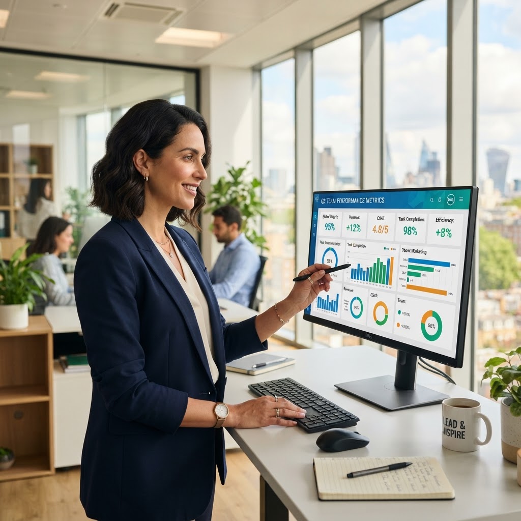 Manager using Zyri customer support software