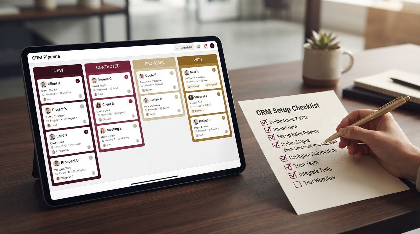 The CRM Setup Checklist for Growing Businesses