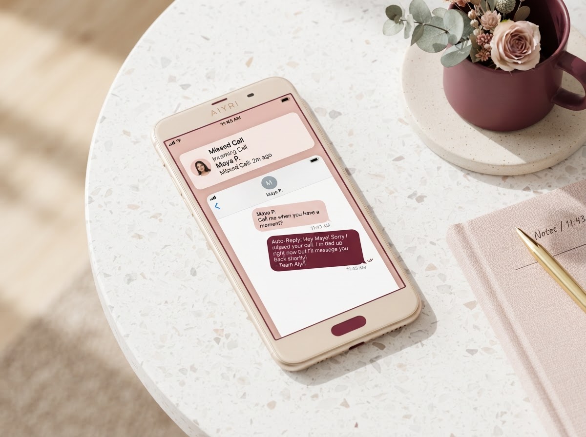 Did you know you can text back every missed call automatically?