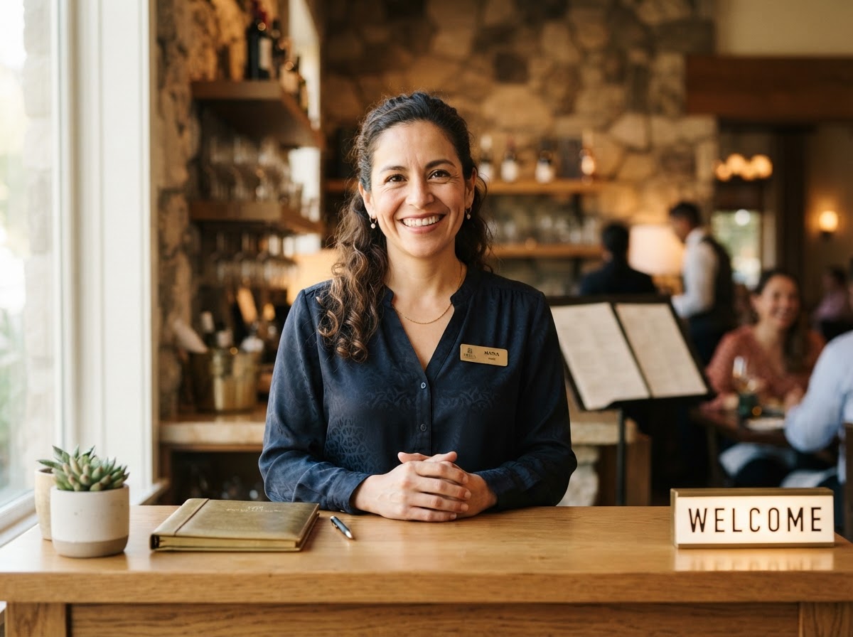 Front Desk or Host using Zyri hospitality CRM