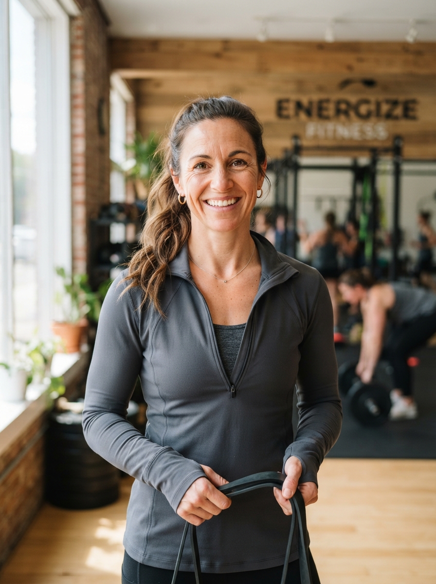 Owner using Zyri fitness and wellness CRM