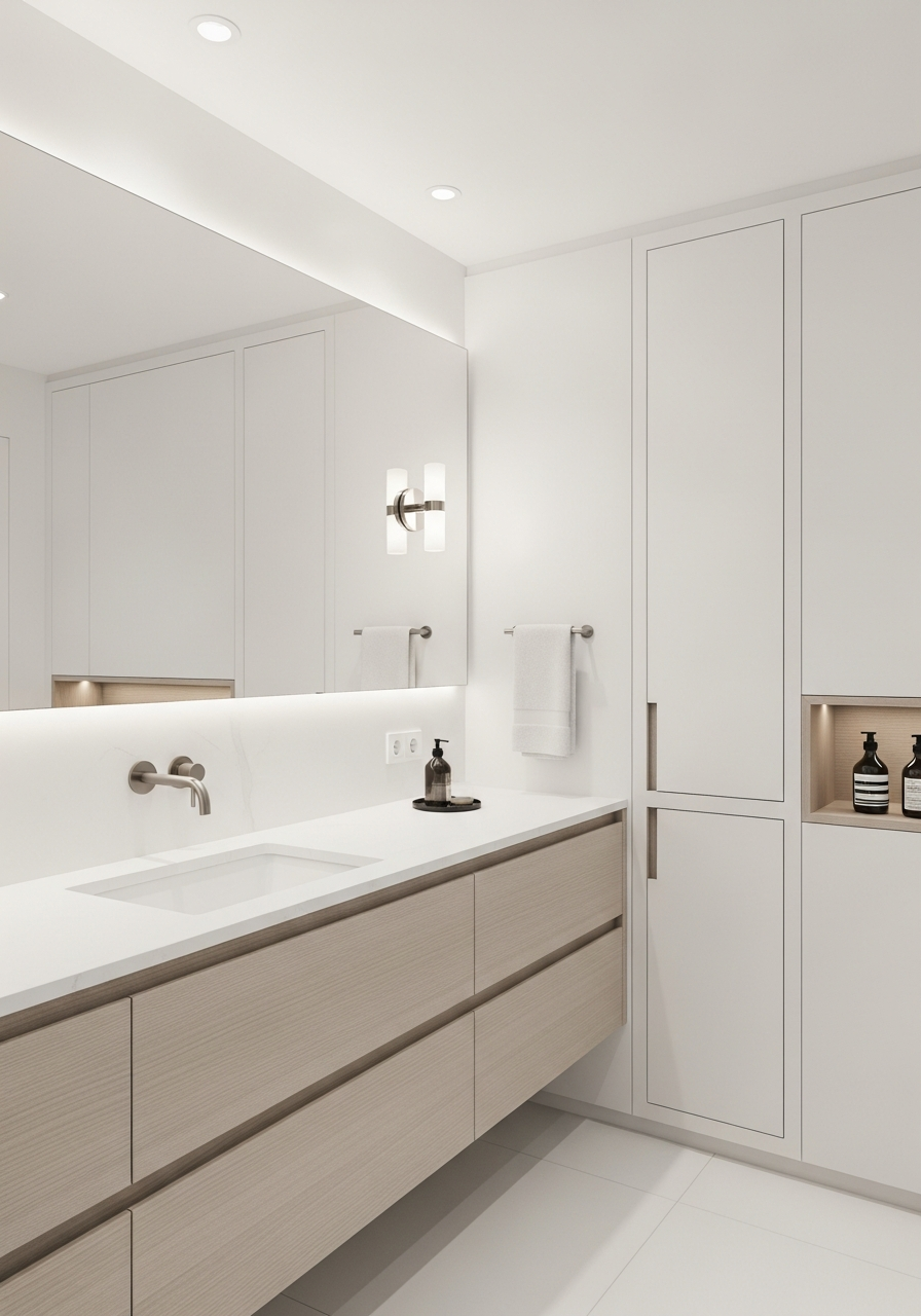 Modern White Bathroom