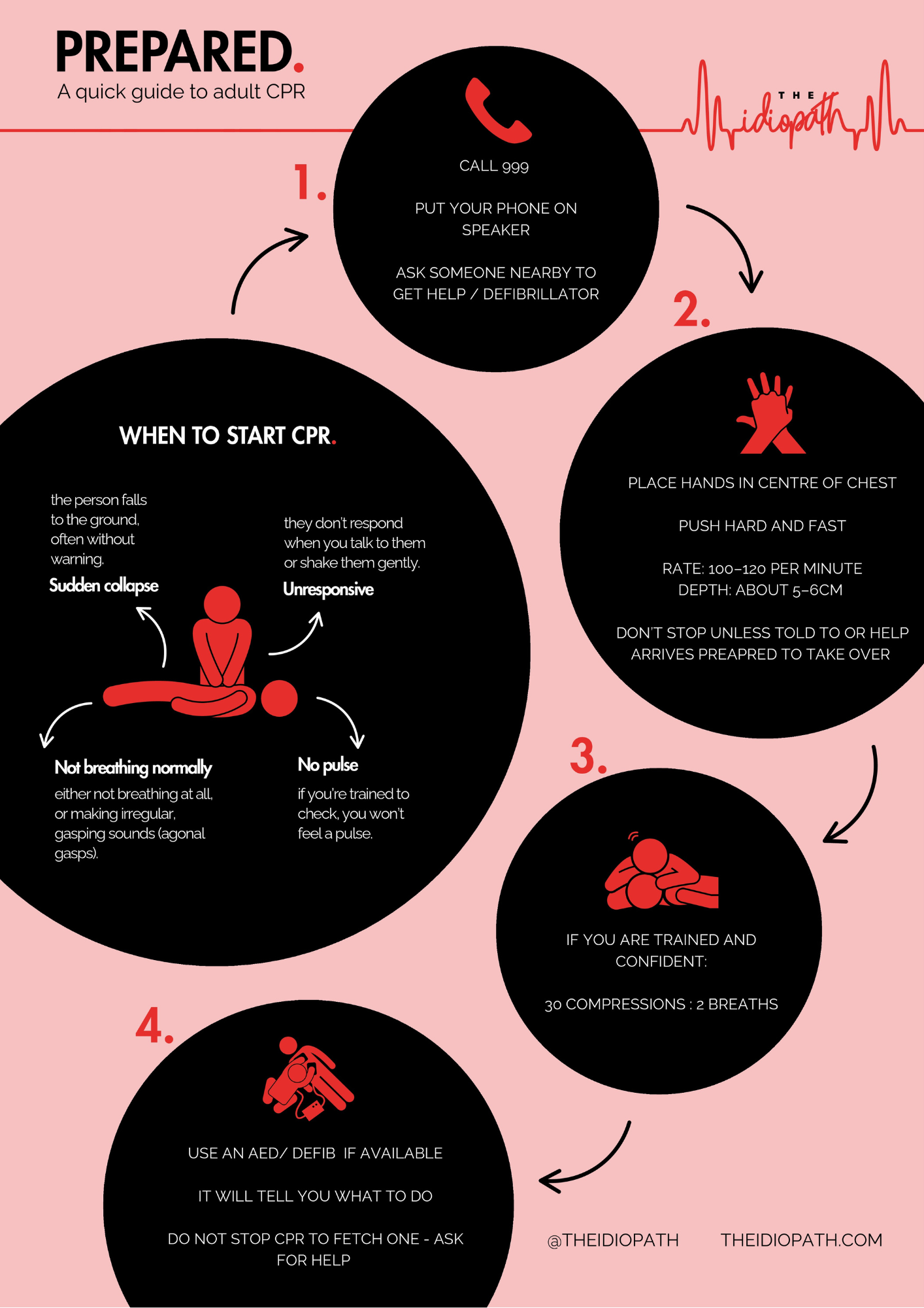 Adult CPR Poster