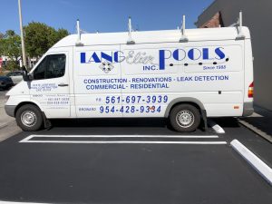 Langelier Pools Inc. Company Van